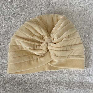 Joyfolie Velvet Cream Kids Turban Hat